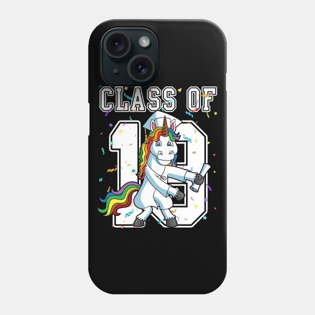 Class of 2019 Graduate Unicorn Flossing Floss Like A Boss Phone Case by E