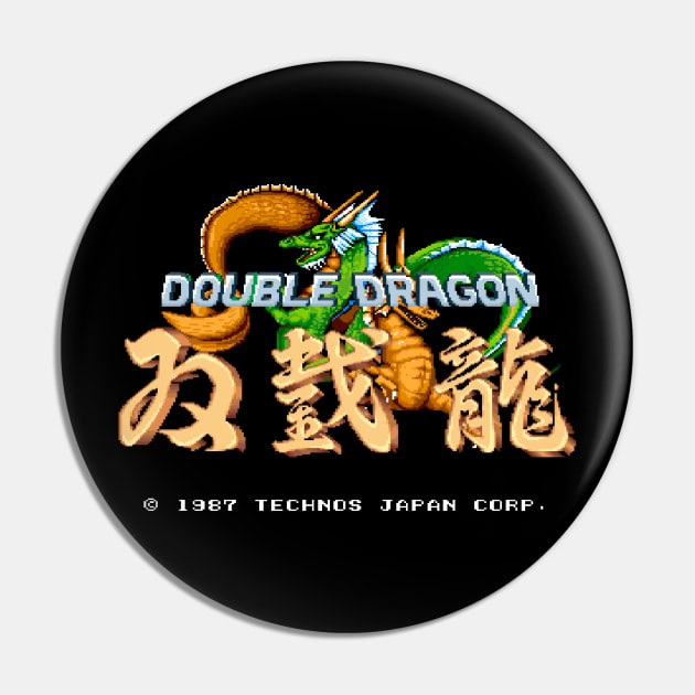 Mod.1 Arcade Double Dragon Video Game Pin by parashop