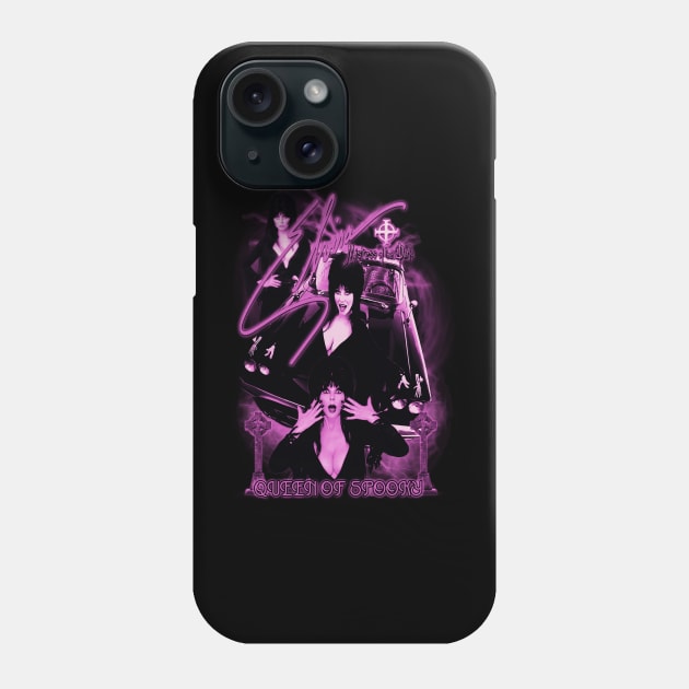 Elvira. Spooky Ride. (Version 3) Phone Case by The Dark Vestiary