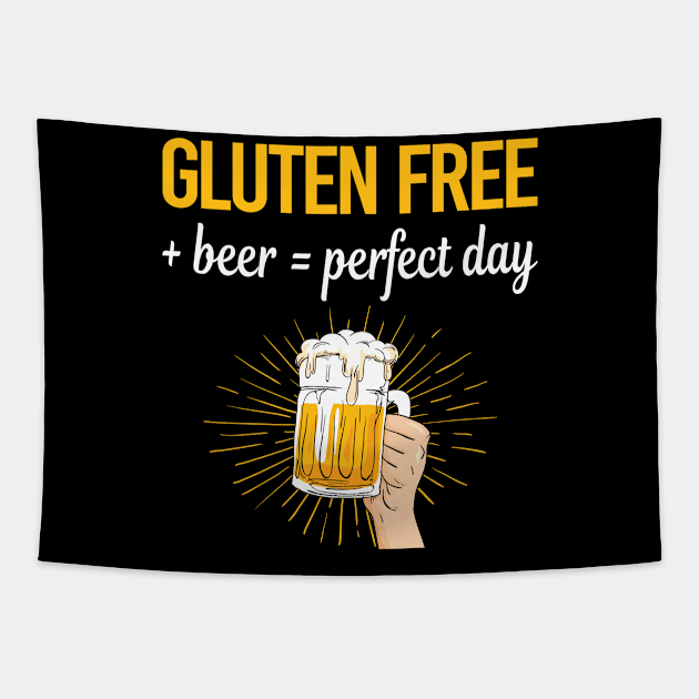 Beer Perfect Day Gluten Free Tapestry by relativeshrimp