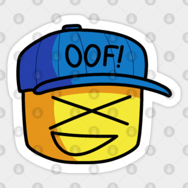 Roblox Oof Noob Meme Funny Internet Saying Kid Gamer Gift Roblox Sticker Teepublic - example of how noobish poeple make logos these day roblox