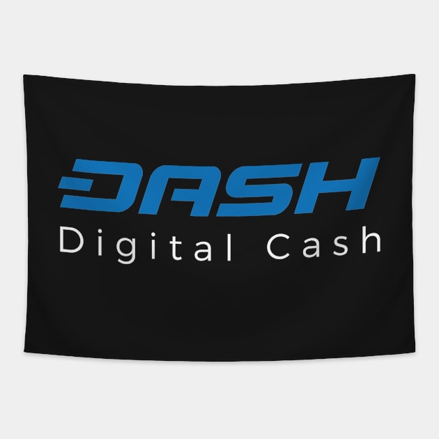 Dash Is Digital Cash T-Shirt Tapestry by dash