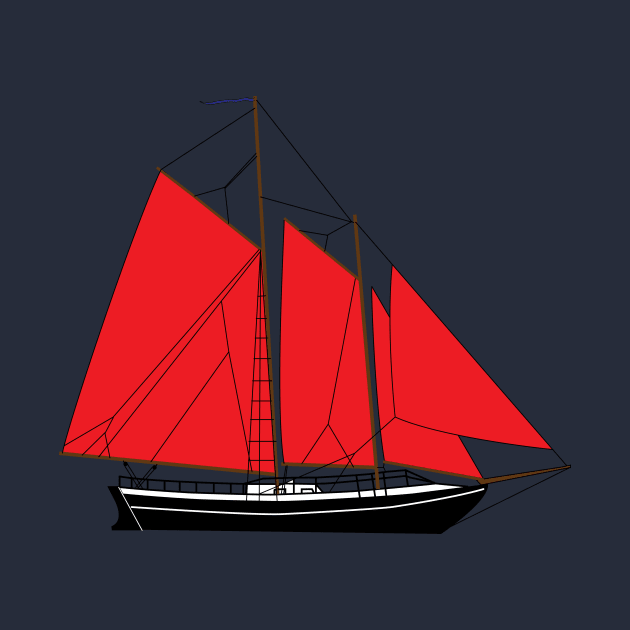 Schooner Alexander Hamilton by CHBB