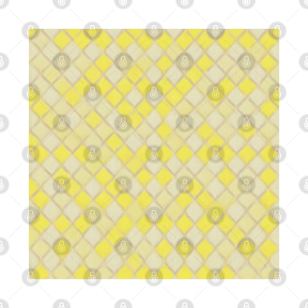 YELLOW DIAMOND DESIGN, DIAMOND PATTERN by ZARBIT