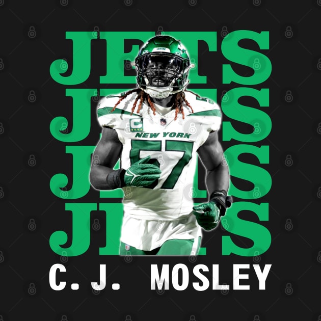 New York Jets C.J. Mosley 57 by Thejockandnerd