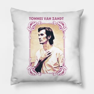 Townes Van Zandt Classic Pillow