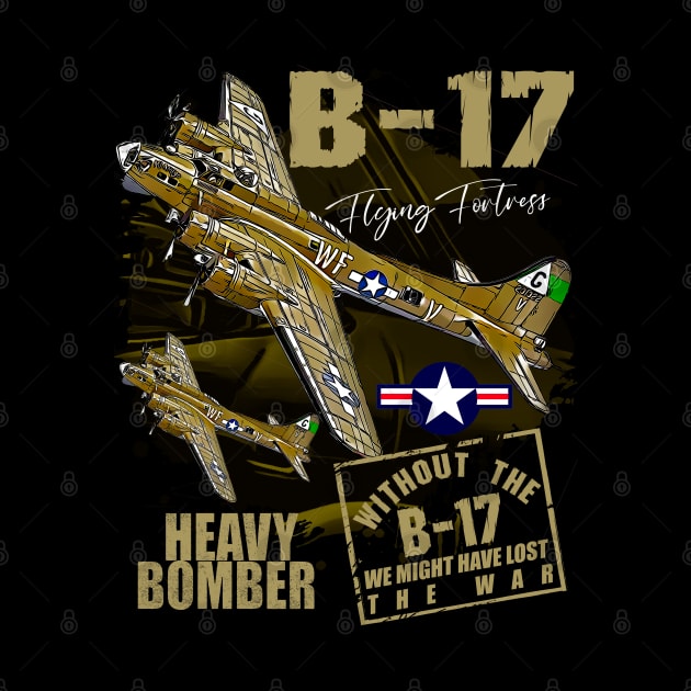 B-17 Flying Fortress heavy us air force bomber Aircraft by aeroloversclothing