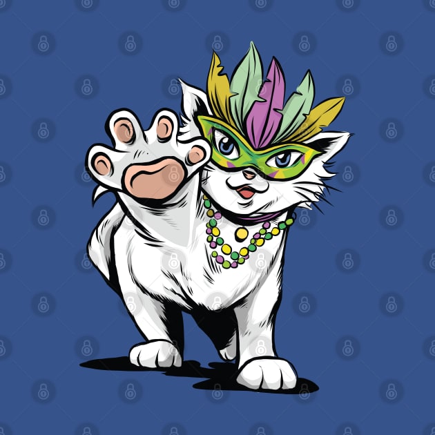 Mardi Gras Cats by madeinchorley