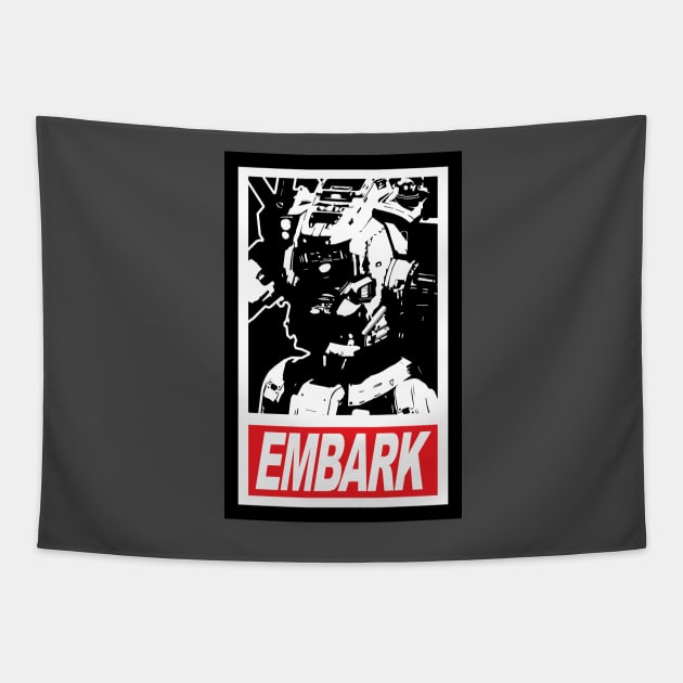 Embark, Pilot Tapestry by JWDesigns