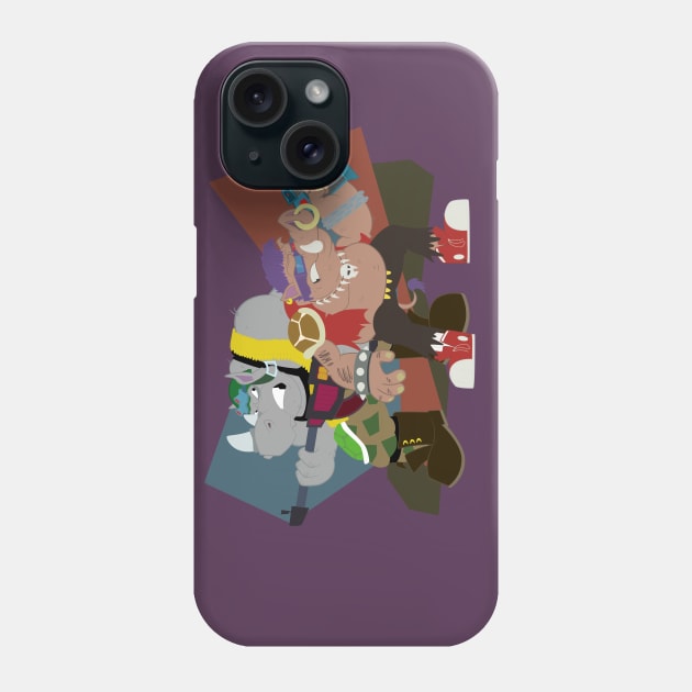 Bebop and Rocksteady Phone Case by TheGreatJery