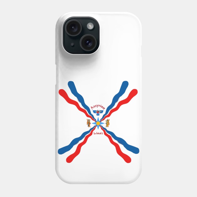 Assyrian Flag Phone Case by doniainart