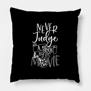 Never Judge A Book By Its Movie Pillow