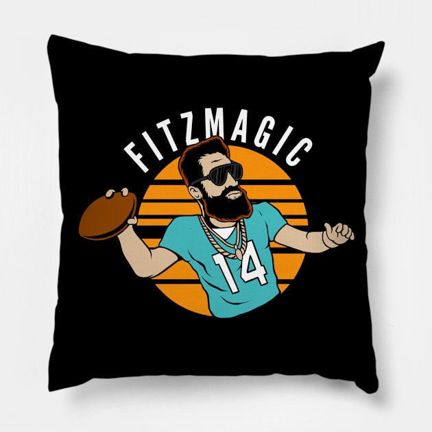 Fitzmagic retro Pillow by terror machine std