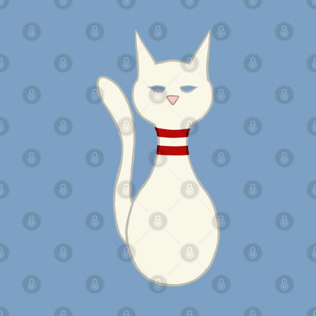 Bowling Pin Cat by Kristal Stittle