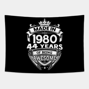 Made In 1980 44 Years Of Being Awesome Tapestry