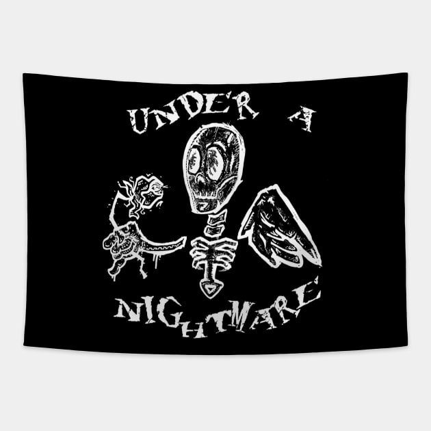 UAN Tour Monsters 89 Era Tapestry by Under A Nightmare