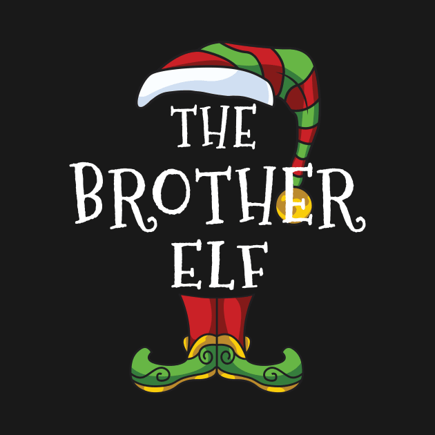 Brother Elf Family Matching Christmas Holiday Group Gift Pajama by BeesTeez