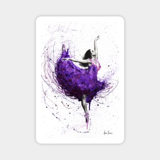 Purple Rain Ballet Magnet