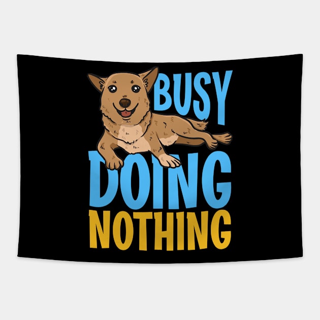 Kids Dog Top Pajama Gifts Motherhood Mom Busy Doing Nothing Tapestry by Alinutzi