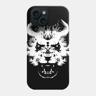 Savage Lion on Fire Phone Case