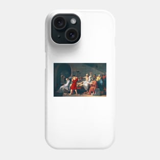 The Death of Socrates, 1787 artwork (H419/0519) Phone Case