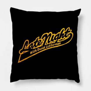 Late Night David Letterman Pillow