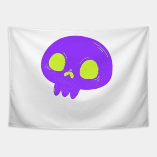 Spook on Halloween skull design Tapestry