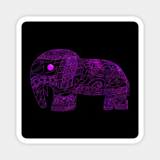 deep purple elephant ecopop Magnet