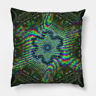 Metatronic Motion - Cybernetic Gamma Flux Pillow