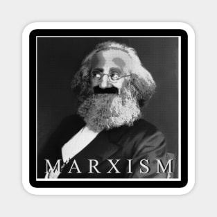 yest i'm marxist (groucho marx x karl marx) Magnet