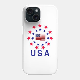 USA PATRIOTIC Fourth Of July Celebration Phone Case