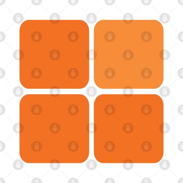 Large Orange Tiles by PSCSCo