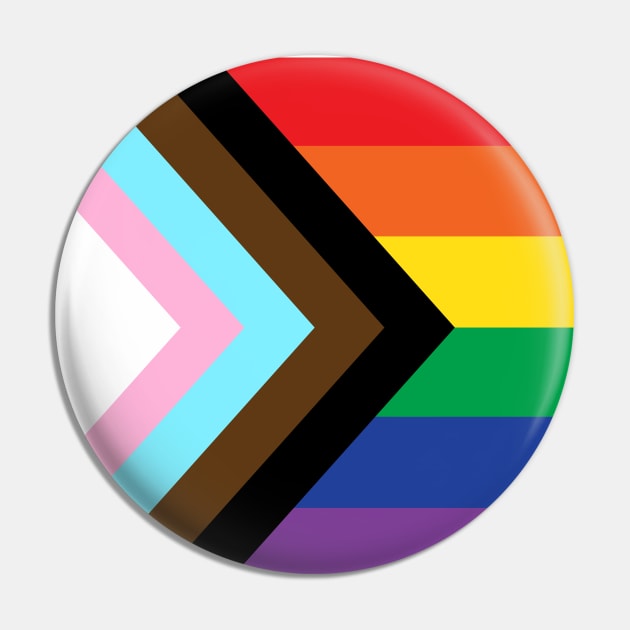 Progress Pride Pin by littleSamantics