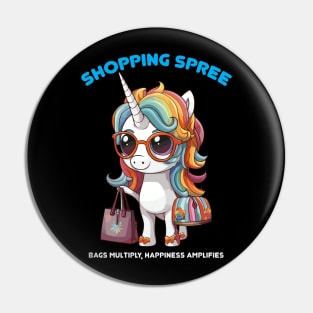 SHOPPING SPREE Pin