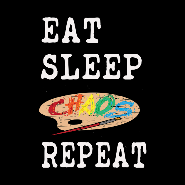 Art - Eat Sleep Chaos Repeat by Shiva121