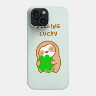 Feeling Lucky Clover Sloth Phone Case