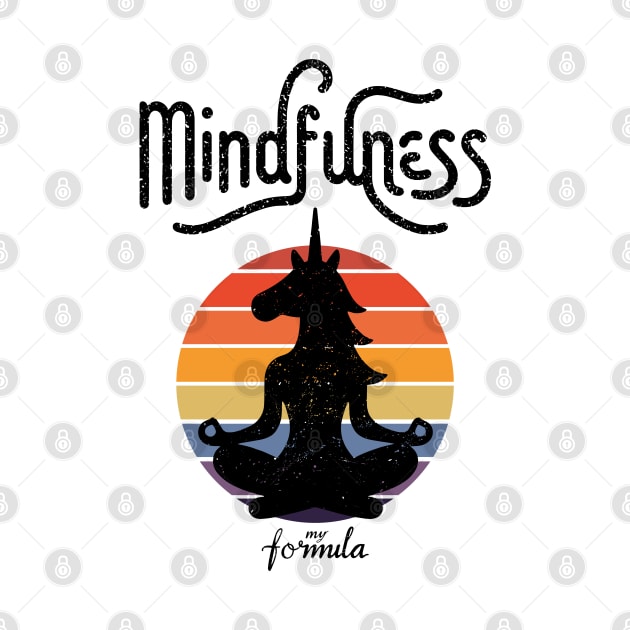 Mindfulness My Formula: Serene Unicorn Meditation by AmandaOlsenDesigns