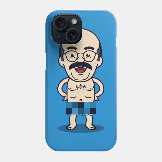 The Never Nude Phone Case by Moysche