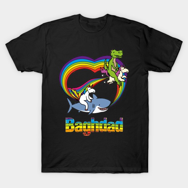 Baghdad Gift Dinosaur riding Unicorn T Rex Racing Shark ...