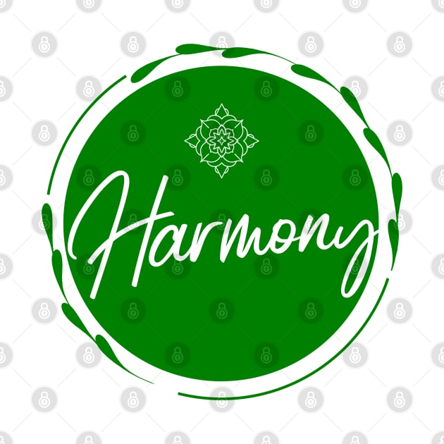 Harmony, high vibration word by Sadie's Designs