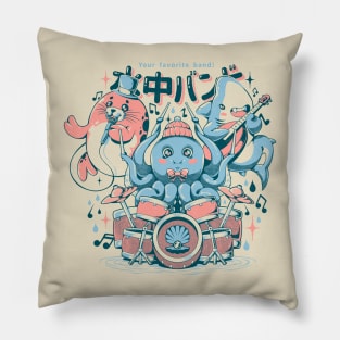 The Ocean Boys - Cute Geek Sea Animals Music Gift Pillow