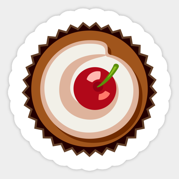Cupcake Funny Nursery Cartoon Drawing Design - Cupcake - Sticker | TeePublic Cupcake Funny Nursery Cartoon Drawing Design - Cupcake - Sticker | TeePublic