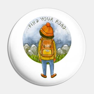 Find Your Road Pin