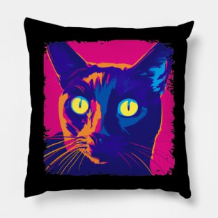 Cat Bombay Pop Art- Cat Lover Gift Pillow