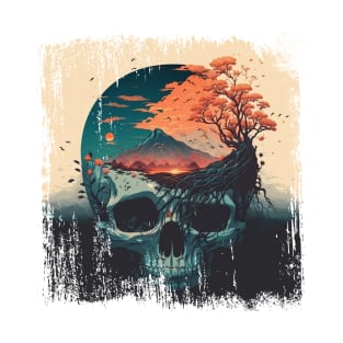 skull illustration T-Shirt