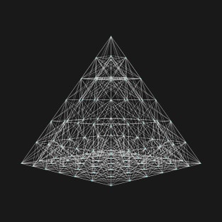 Pyramid Wireframe Plan T-Shirt