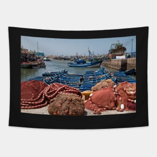 Morocco. Essaouira. Fishing Port. Tapestry