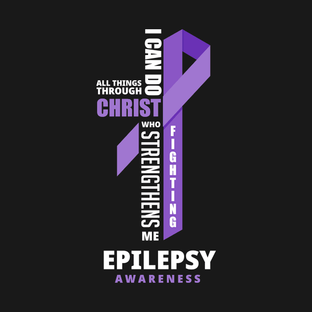 Epilepsy Warrior Fighter Epilepsy Awareness God by ksshop