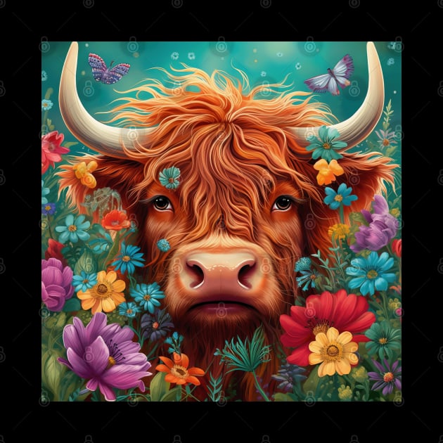 Highland Cow by TooplesArt