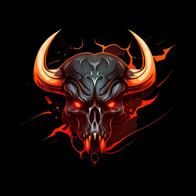 Bull skull by Crazy skull